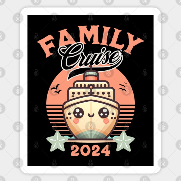 Family Cruise 2024 Magnet by Norse Magic